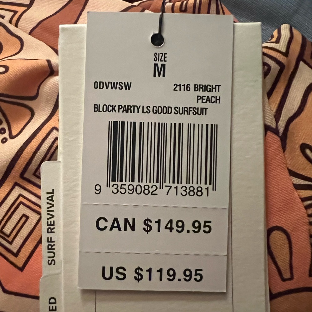Rip Curl Block Party Long Sleeve Good Surfsuit - Size M - Picture 7 of 7